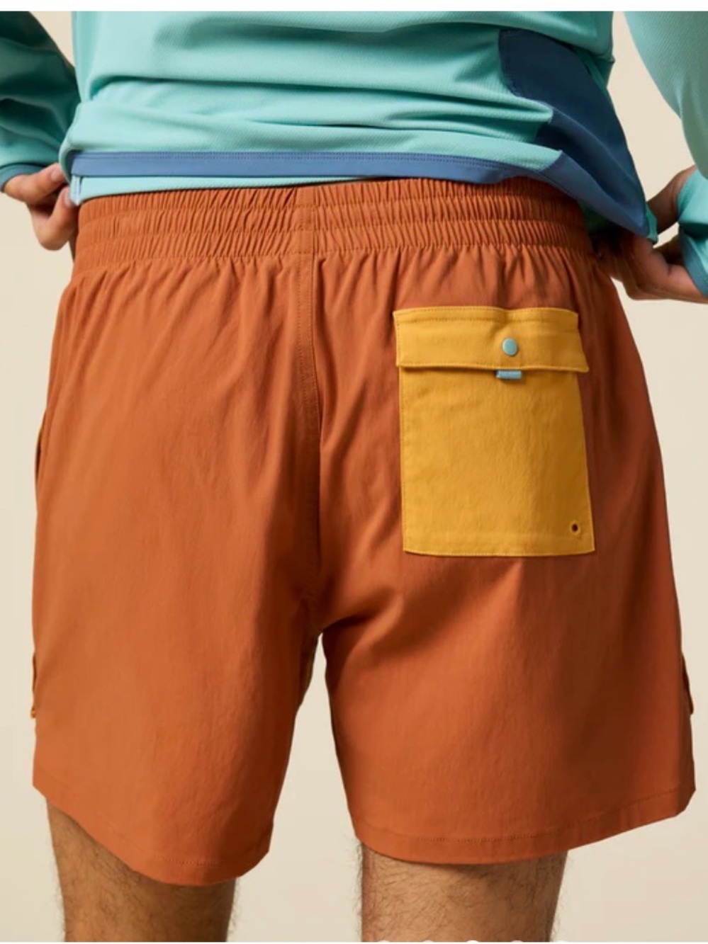 Cotopaxi Brinco 5" Short - Solid - rust orange athletic shorts- Large